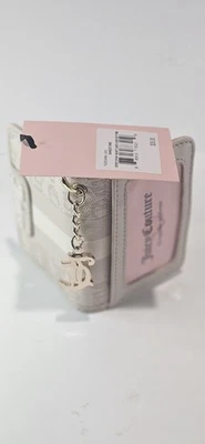 Cartera JUICY COUTURE Rosa Claro Material Niña Multicompartimento Doble Plegable Nueva con Etiquetas Foto 1 de 3