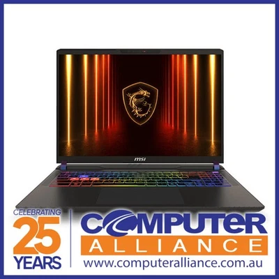 MSI Vector 16 HX AI A2XWJG-454AU 16" Ultra 9 5090 16GB/1TB Gaming Laptop Win 11 - image 1 of 3