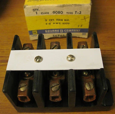 Square D 9080 Type T-3 Terminal Block - Image 1 of 2