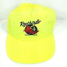 MiLB Hat Vintage Louisville Redbirds Baseball Nylon Adjustable Snapback Neon Cap