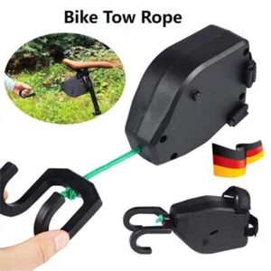2.5M Fahrrad Mountainbike Tragbar Traktionsseil Fahrrad Abschleppseil Kinder - Bild 1 von 18