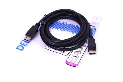 Deltaco DP-1030D DisplayPort-Kabel 3 m Schwarz Displayport- Displayport 4K UHD - Bild 1 von 2