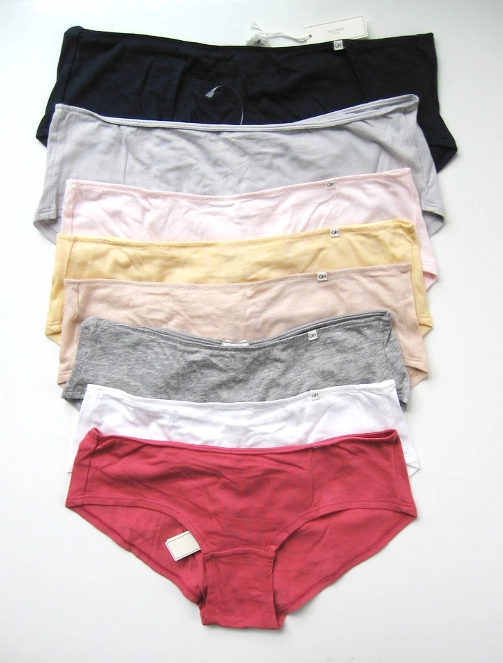 A86BB Gilly Hicks Abercrombie NUEVO Bikini Trasero Acanalado Papel Suave Delgado Algodón Niño Foto 1 de 2