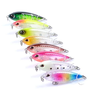 8x Pencil minnow 4.8cm Fishing Lure Lures Surface Tackle Fresh Saltwater - Picture 1 of 12