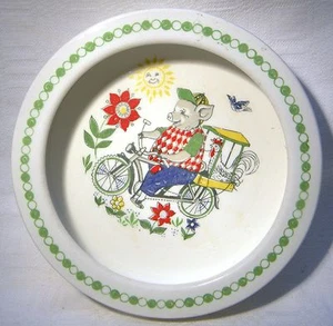FIGGJO PEDERNAL GUARDERÍA AÑOS 50 BABY BOWL CERDO - Imagen 1 de 3