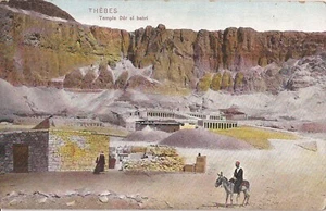 Thebes, EGYPT - Temple Der el Bahri -طيبة - donkey & native - Picture 1 of 2
