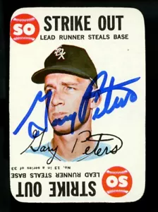 Gary Peters 1968 Topps Game Card 13 of 33 Strike Out Chicago White Sox ~ - Picture 1 of 1