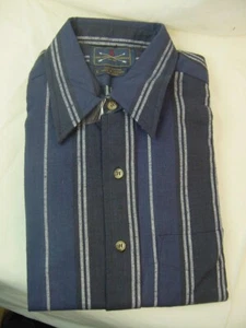 NWT - THE ARROW COMPANY MIDNIGHT DRESS SHIRT - 100% COTTON - MEN'S SIZE LARGE - Picture 1 of 3