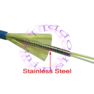 10M Armored Cable SC/UPC-SC/APC Single-Mode 9/125 Duplex Fiber Optic Patch Cord - Afbeelding 1 van 1