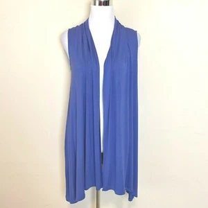 LOGO Layers By Lori Goldstein Weste Cardigan Damen Größe XS Lila - Bild 1 von 4
