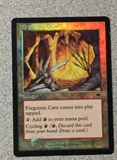 MTG MAGIC THE GATHERING FORGOTTEN CAVE ONSLAUGHT 1X (FOIL) LAND - ONSLAUGHT LP