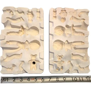 Ceramic Slip Casting Clay Mold Kids to ride a Trike Children K3 Vintage 1985 - Picture 1 of 24