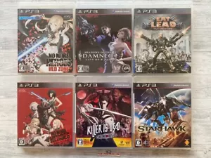 SONY PS3 No More Heroes & Damned & Killer Is Dead & Eat Lead & Starhawk set - Picture 1 of 14