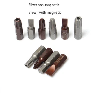 Magnetic Mini Screwdriver Bit Phillips Torx Slotted Hex Security Bits 1/4" Hex - Picture 1 of 45