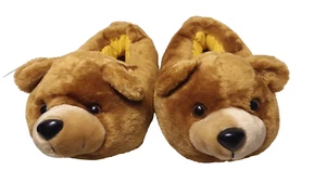 Avon Vintage 1990 Teddy Toes Plush Slippers - Medium ( 7-8 ) - Picture 1 of 8