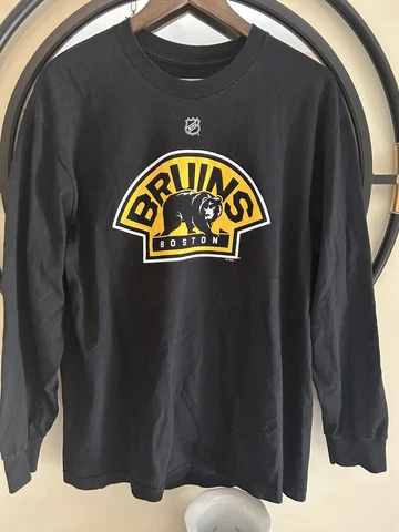 Patrice Bergeron Boston Bruins Long Sleeve Shirt Size Large Cover