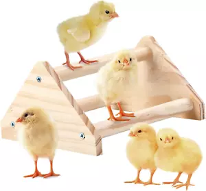 Chicken Perch Strong Pine Wooden Chick Jungle Gym Roosting Bar, Chick Perch Toys - Picture 1 of 12