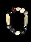 Crystal Bracelet Agate Rare Trade Bead Glass Elastic Unisex Jewelry Handmade