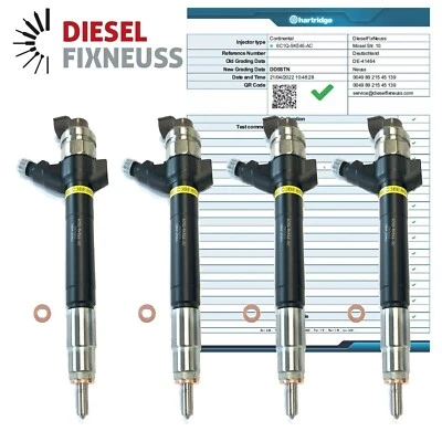 Injecteur 4x Injecteur Denso Ford Transit 2.2 TDCI 6C1Q-9K546-AC Citroën Peugeot - Photo 1/4