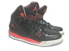 Nike Air Jordan Shoes SC-1 RETRO Sz 6.5 538699-025 BLACK BRIGHT CRIMSON Eu39