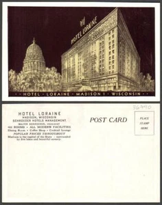 POSTAL VINTAGE WISCONSIN Madison - Imagen 1 de 1