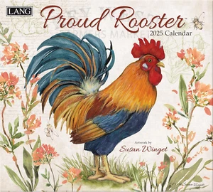 Proud Rooster™ 2025 Wall Calendar (25991001936) - Picture 1 of 12