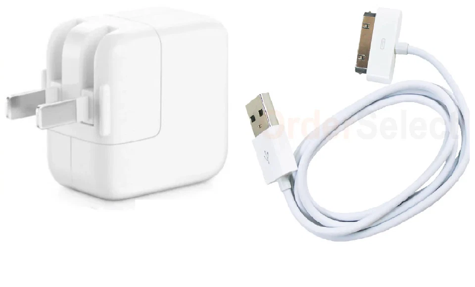 Wall Charger+USB Cable for Tab Tablet Apple iPad 1 2 3 1st 2nd 3rd GEN - Image 1 of 1