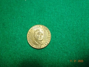 Herbert C. Hoover per il presidente 1928 medaglia prosperità per tutti - Foto 1 di 4