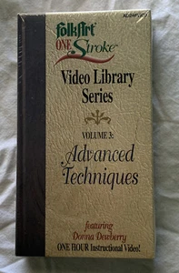 VHS Donna Dewberry Folk Art One Stroke VHS Video Vol 3 Advanced Techniques - Picture 1 of 8