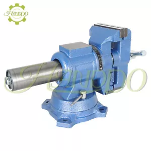 4" Rotating Bench Vise Swival 360 Degree Cast Iron Multi-purpose - Picture 1 of 16