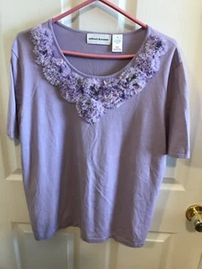 Damen Oberteil, Alfred Dunner leichter Kurzarm Pullover Größe XL - Bild 1 von 4