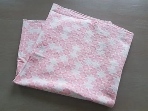 DDR Ostalgie Babydecke Kinderdecke 146 x 88 cm rosa weiß - Bild 1 von 6
