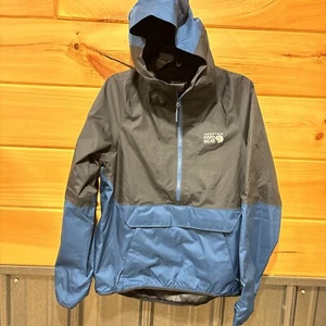 Mountain Hardwear Rainlands Anorak Half Zip LS Hooded Jacket Men's Size Sm NWT - Picture 1 of 13