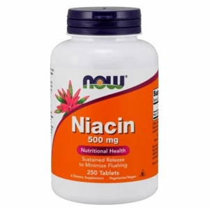 Niacin 500 mg Tr 250 Tabs By Now Foods - Picture 1 of 1