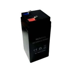BATTERIA DI RICAMBIO AL PIOMBO RICARICABILE PER BILANCIA 40KG 4V 4AH - Foto 1 di 1