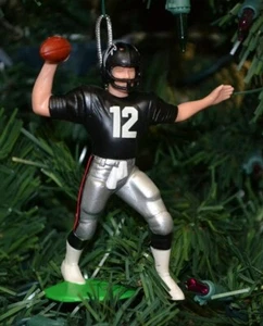 Chris Miller Atlanta Falcons Christmas Tree Ornament 4" Black Jersey Football - Picture 1 of 2