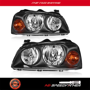 Conjunto de faros para Hyundai Elantra 2004 2005 2006 carcasa negra par diestro+derecho - Imagen 1 de 9