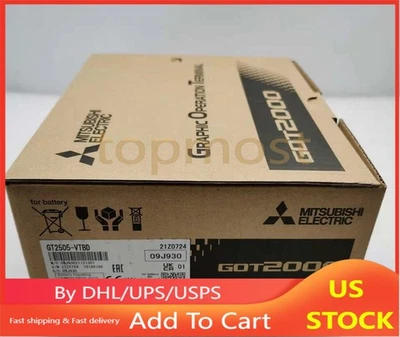 New MITSUBISHI GT2505-VTBD HMI Touch Panel GT2505VTBD In Box Fast Shipping - Image 1 of 4