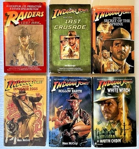 Indiana Jones Lot of 6 Paperback Books by Max McCoy/Rob MacGregor/Martin Caidin+ - Imagen 1 de 4