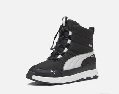 Puma Evolve Boot Purtx AC+ PS Black - Ash Gray - White Kids Size 6 - Image 1 of 4