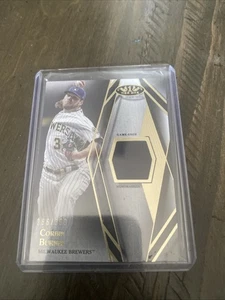 Parche de camiseta Corbin Burnes/399 2022 Topps Tier One tarjeta reliquia #TIR-CBU - Imagen 1 de 1