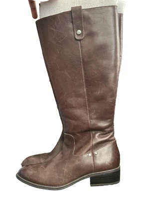 Botas de montar Ralph Lauren RL altas de cuero marrón Masika 8B Foto 1 de 4