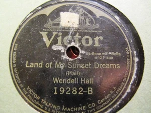 1924 Wendell Hall Land of My Sunset Dreams/ Wonderful FRANK BANTA Wiedoeft 19282 - Picture 1 of 2