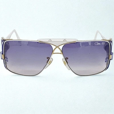 Gafas de sol Cazal Legends 955 332 63 11 120 brillantes blanco dorado azul azul degradado Foto 1 de 4