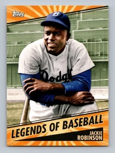 JACKIE ROBINSON LEGENDS OF BASEBALL 2021 TOPPS DODGERS - Picture 1 of 2