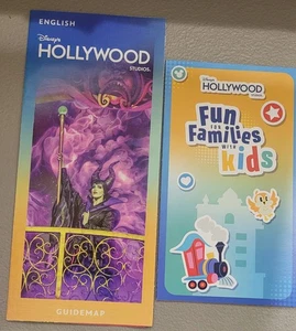 Disney World Hollywood Studios Fun For Families with Kids Guide Map maps NEW - Picture 1 of 4