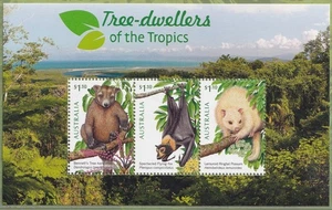 2020 Australia : Tree - dwellers of the tropics : minisheet MNH - Picture 1 of 1