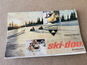 1970-71 Ski-Doo Olympique Snowmobile Bombardier Operator Manual Solid Condition! - Bild 1 von 11