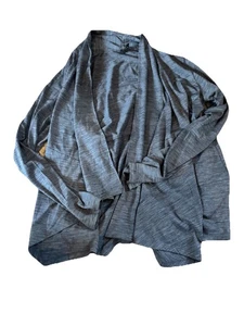 Steinbock Merinowolle Strickjacke Pullover Damen Gr. Medium Gorpcore Winter grau " - Bild 1 von 4