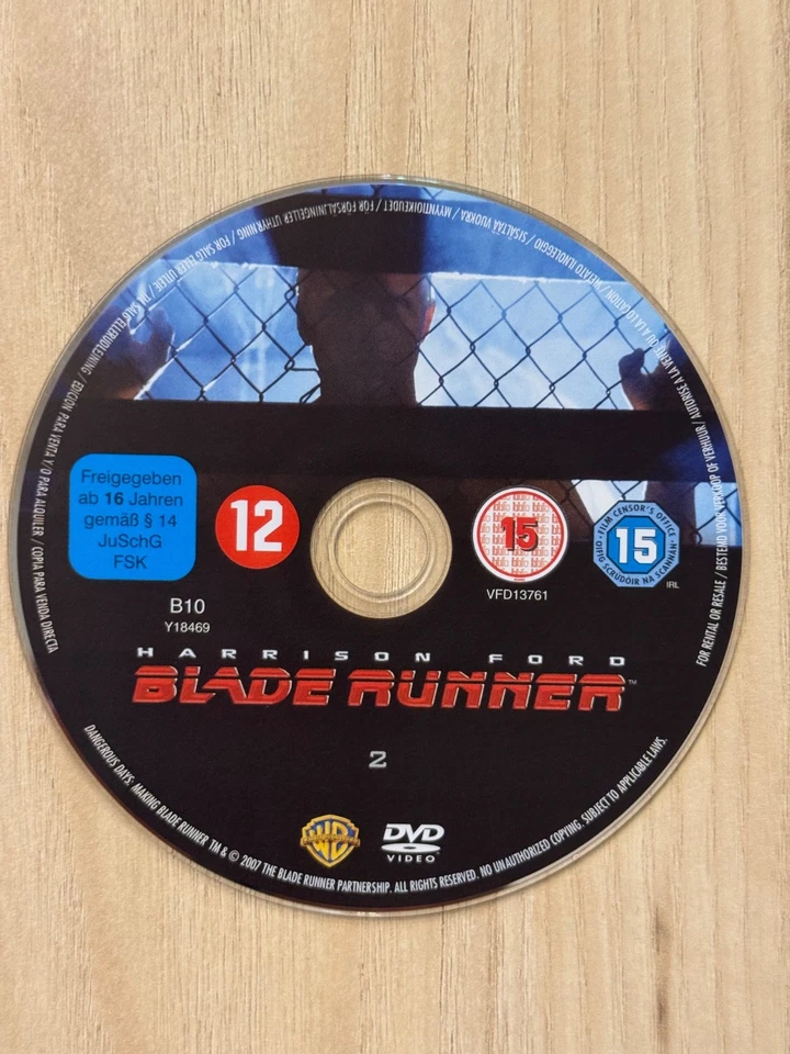 Dangerous Days - Making Blade Runner DVD (Disc Only) REGION 2 LOCKED - Image 1 of 1